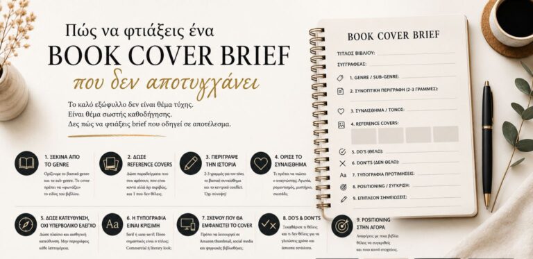 Πώς να φτιάξεις ένα book cover brief που δεν αποτυγχάνει